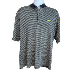 Vintage Slazenger Augusta National Golf Shop Masters Logo Polo Shirt Size Large